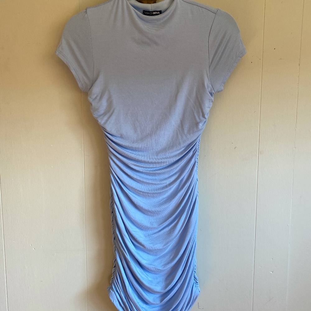 Bodycon scrunch dress.